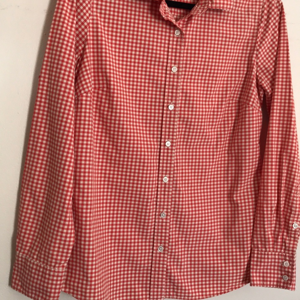 J. Crew Orange Button down Fall - Picture 4 of 4